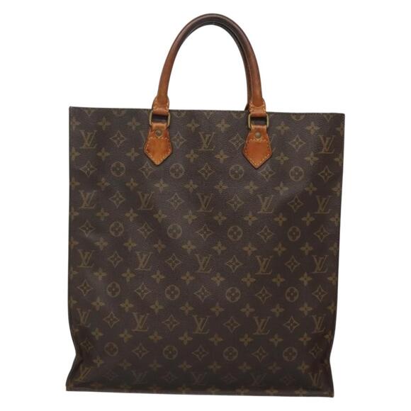 LOUIS VUITTON Monogram Sac Plat Hand Bag M51140 - Picture 3 of 12